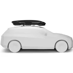 Box da tetto per auto Motion 3 XXL Low nero lucido