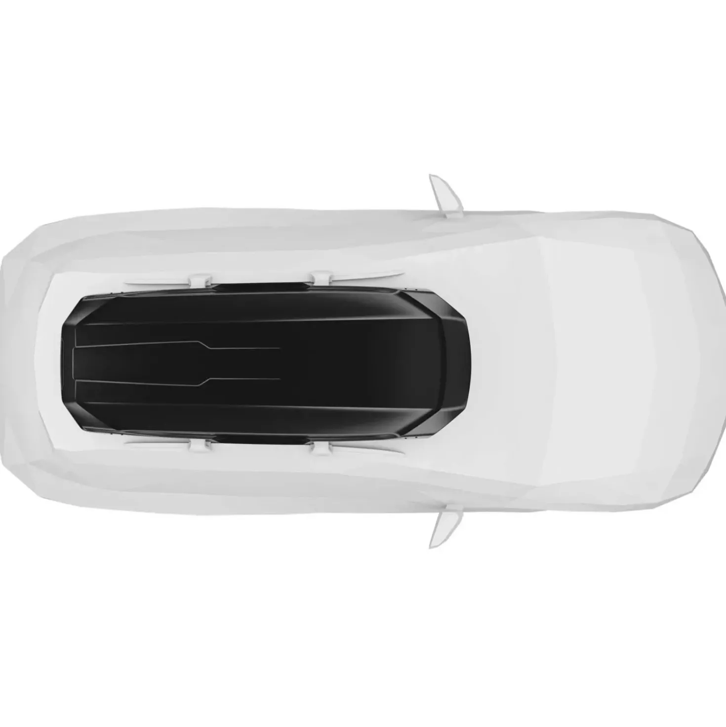 Box da tetto per auto Motion 3 XXL Low nero lucido