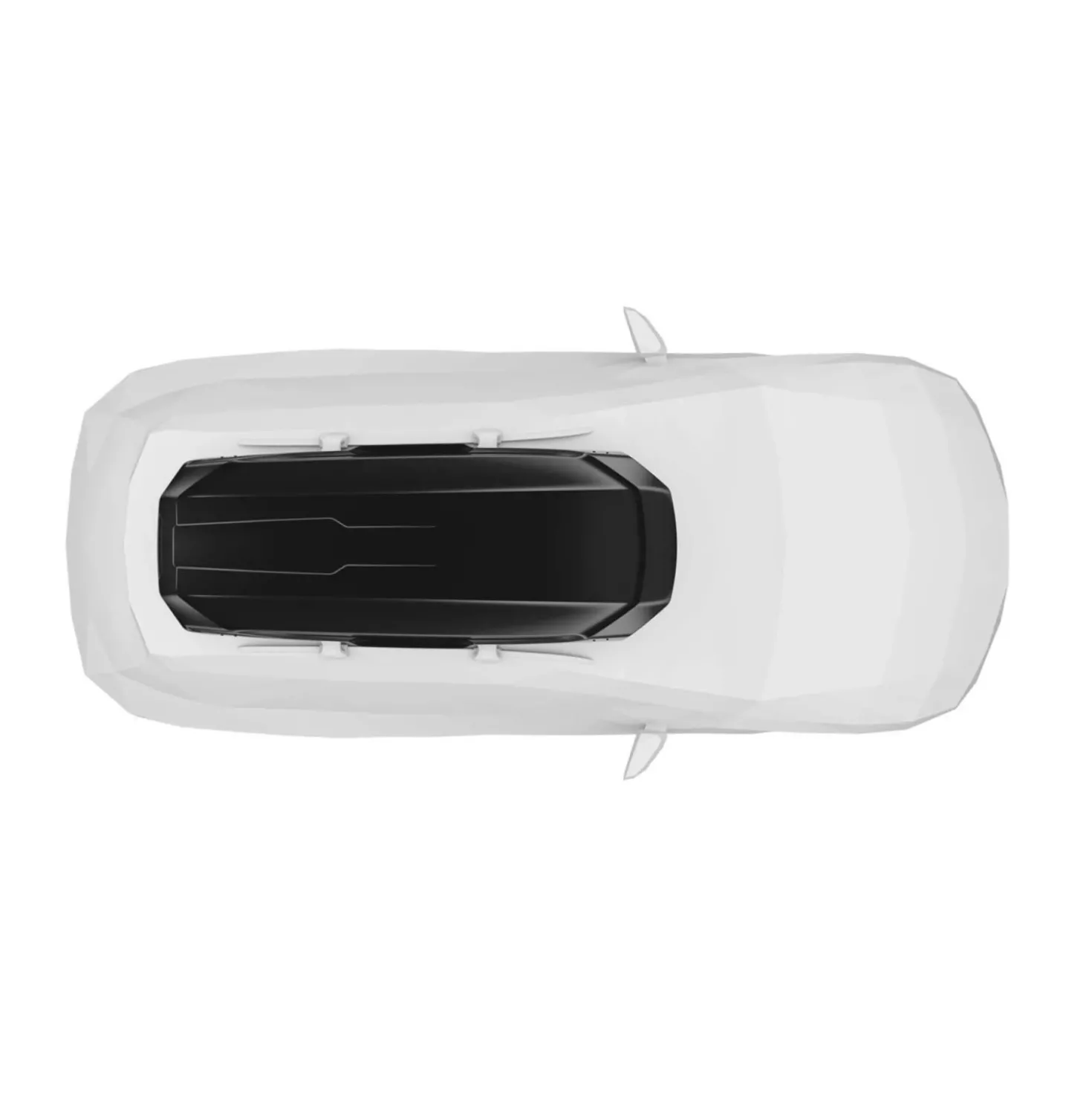 Box da tetto per auto Motion 3 XXL Low nero lucido