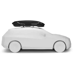Box da tetto per auto Motion 3 XXL nero lucido