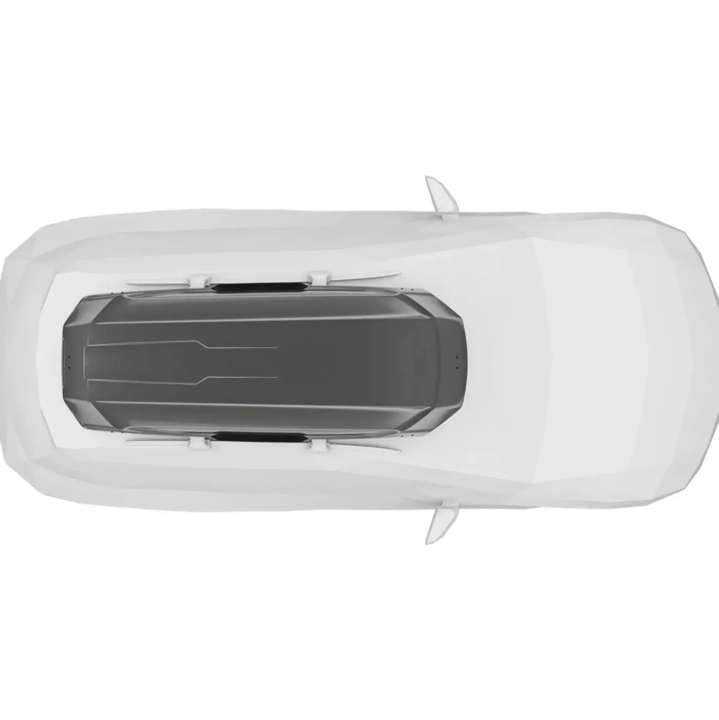 Box da tetto per auto Motion 3 XXL titanio lucido