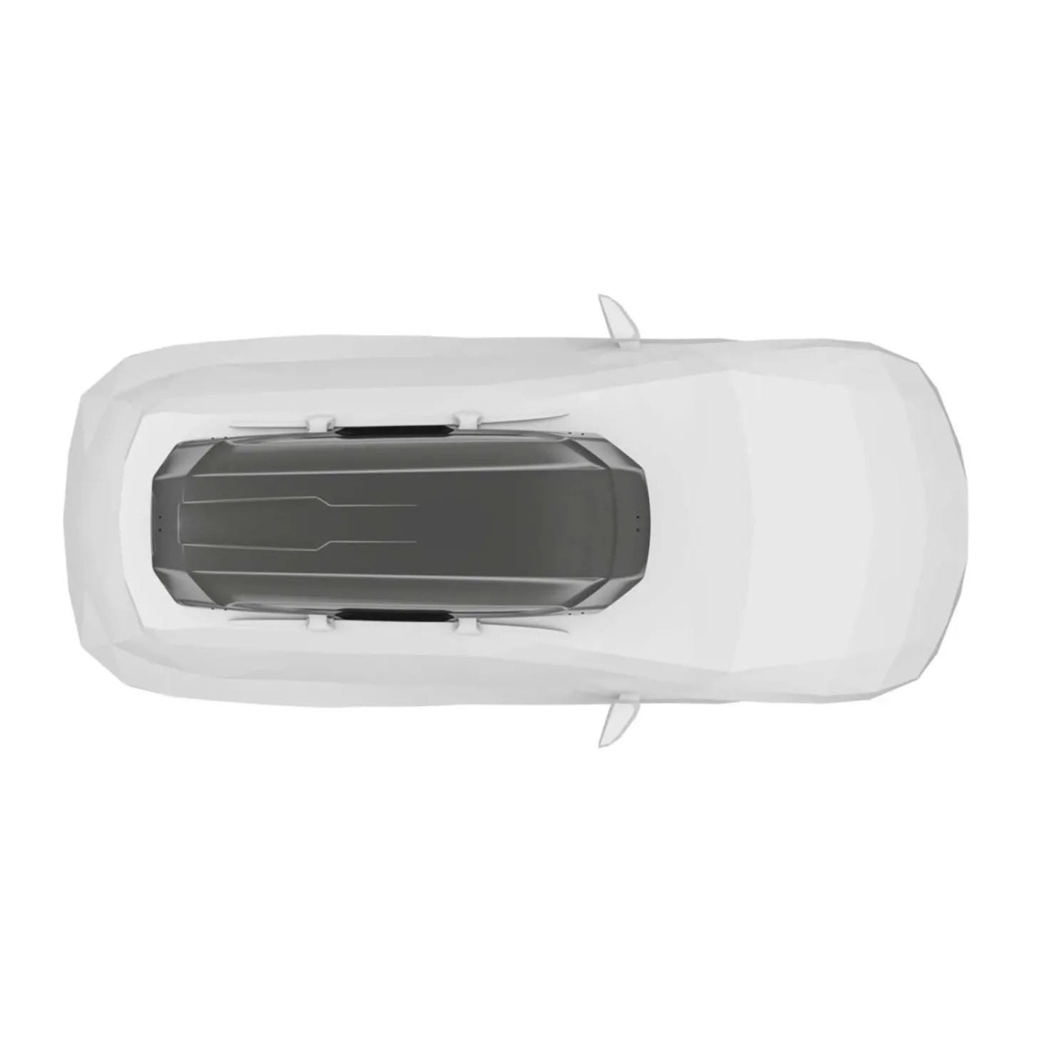 Box da tetto per auto Motion 3 XXL titanio lucido