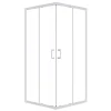 Box doccia Indigo quadrato trasparente sp 6 mm 68x80x190 cm
