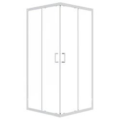 Box doccia Indigo quadrato trasparente sp 6 mm 68x80x190 cm