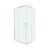 Box doccia Kiara quadrato estensibile trasparente 68-80/68-80 cm