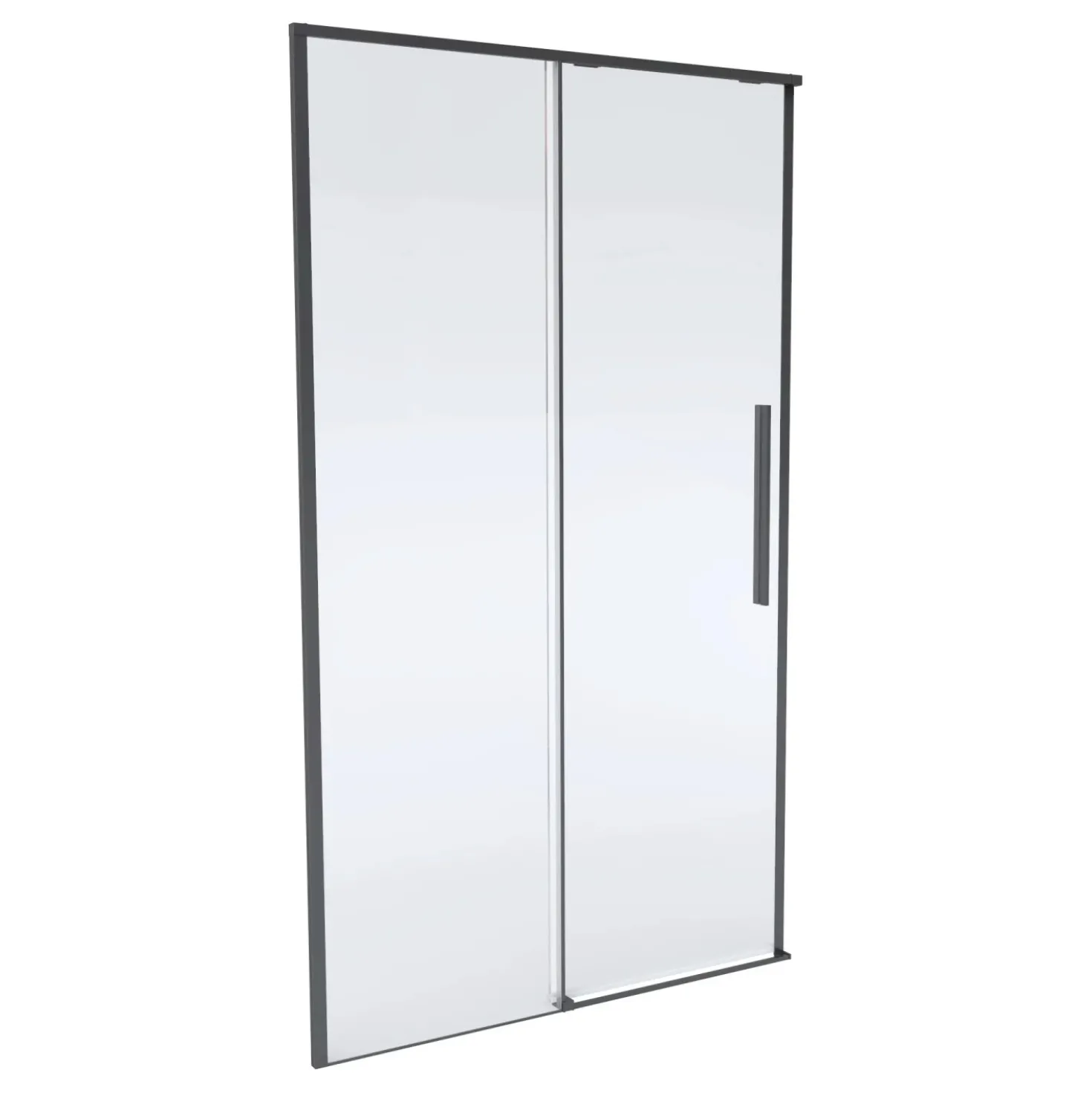 Box doccia scorrevole Slim 98-100x200 cm nero