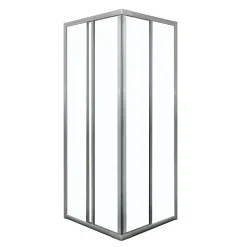 Box doccia Shark estensibile vetro trasparente 68-80x68-80 x H185 cm