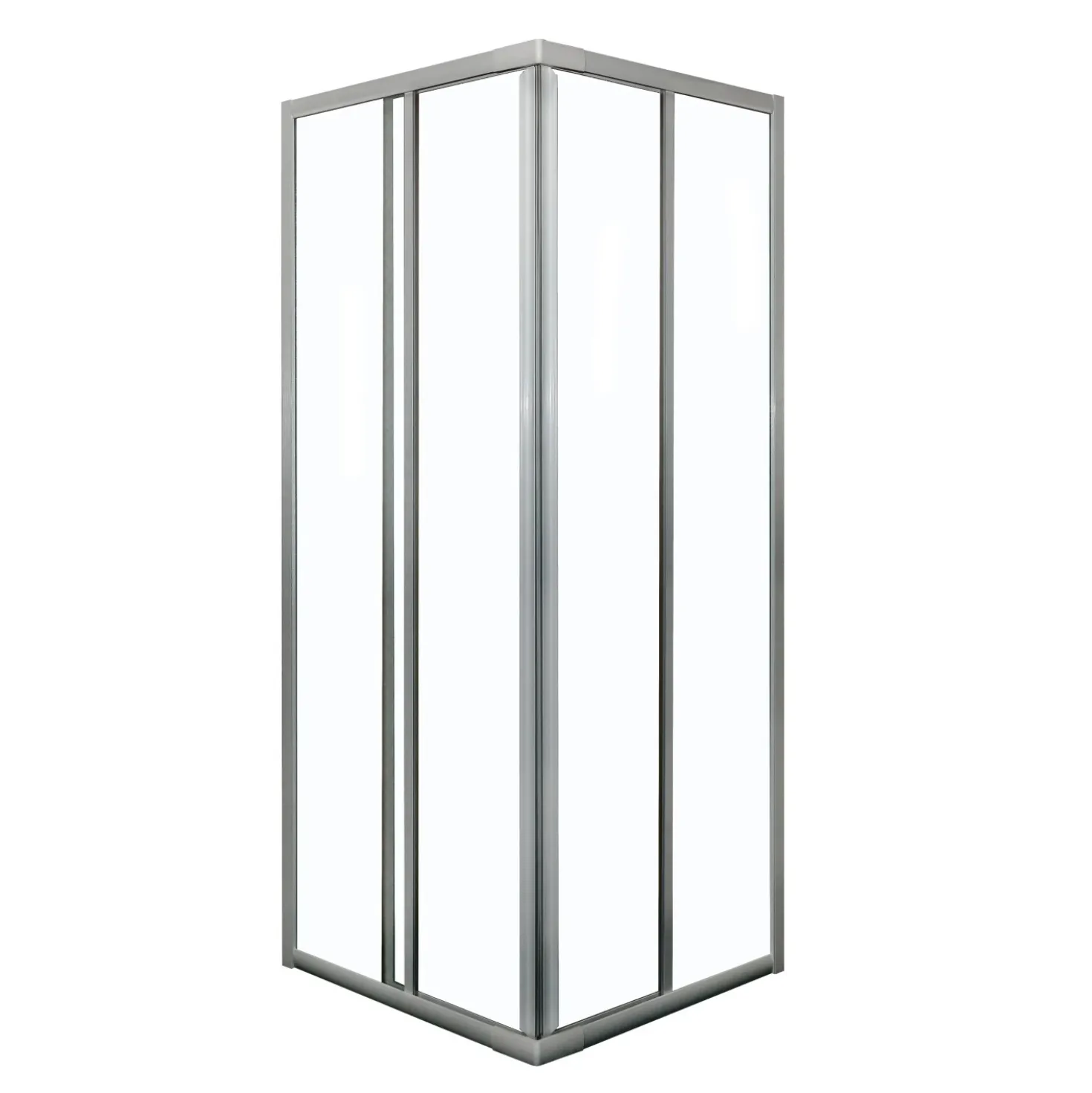 Box doccia Shark estensibile vetro trasparente 68-80x68-80 x H185 cm