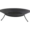 Braciere a carbonella in metallo nero D 56 x H 23 cm