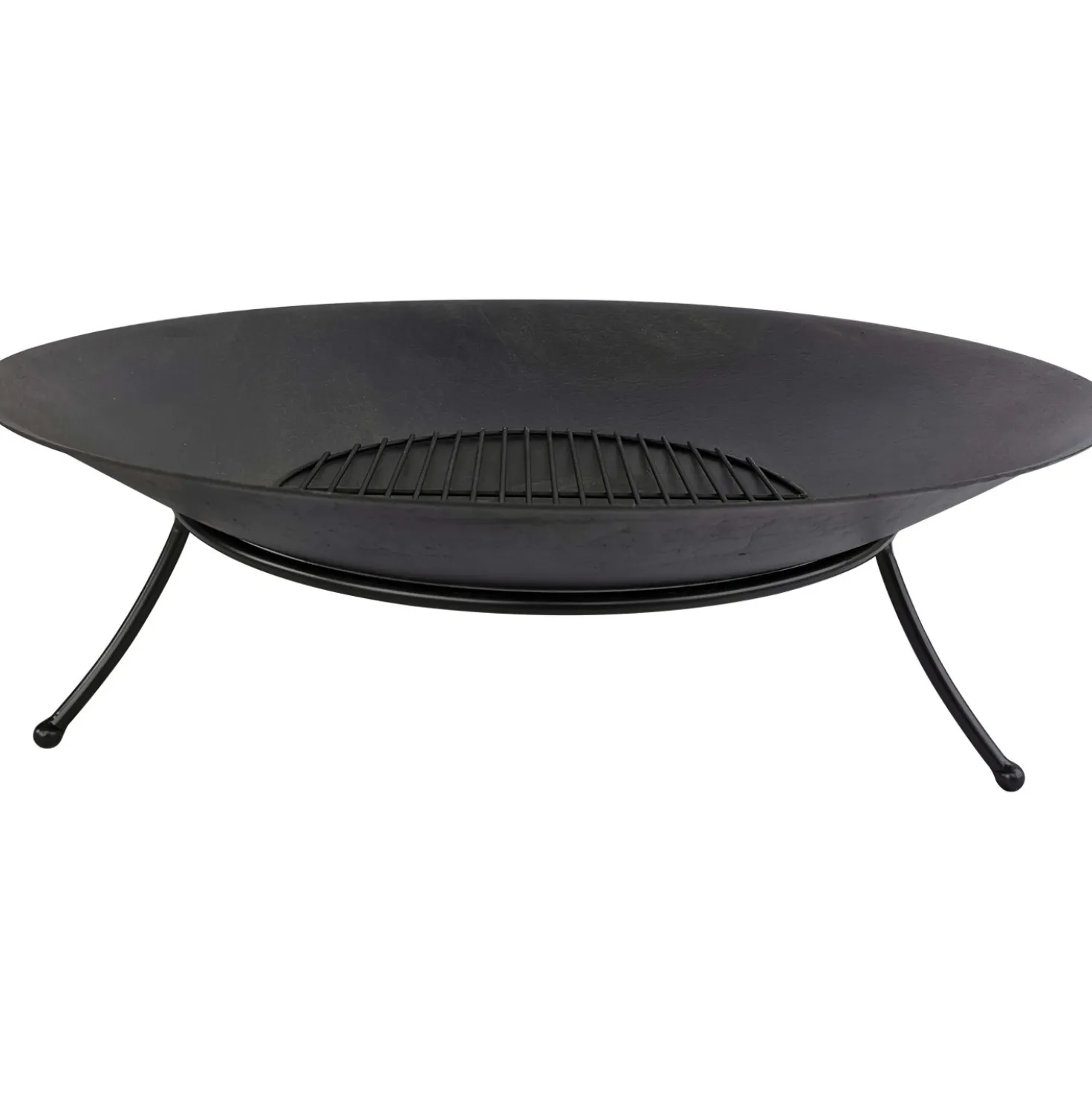 Braciere a carbonella in metallo nero D 56 x H 23 cm