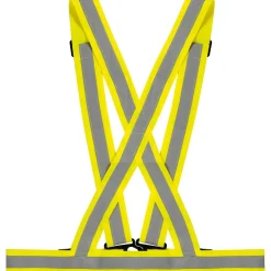 Bretelle catarifrangenti X-Belt giallo taglia unica