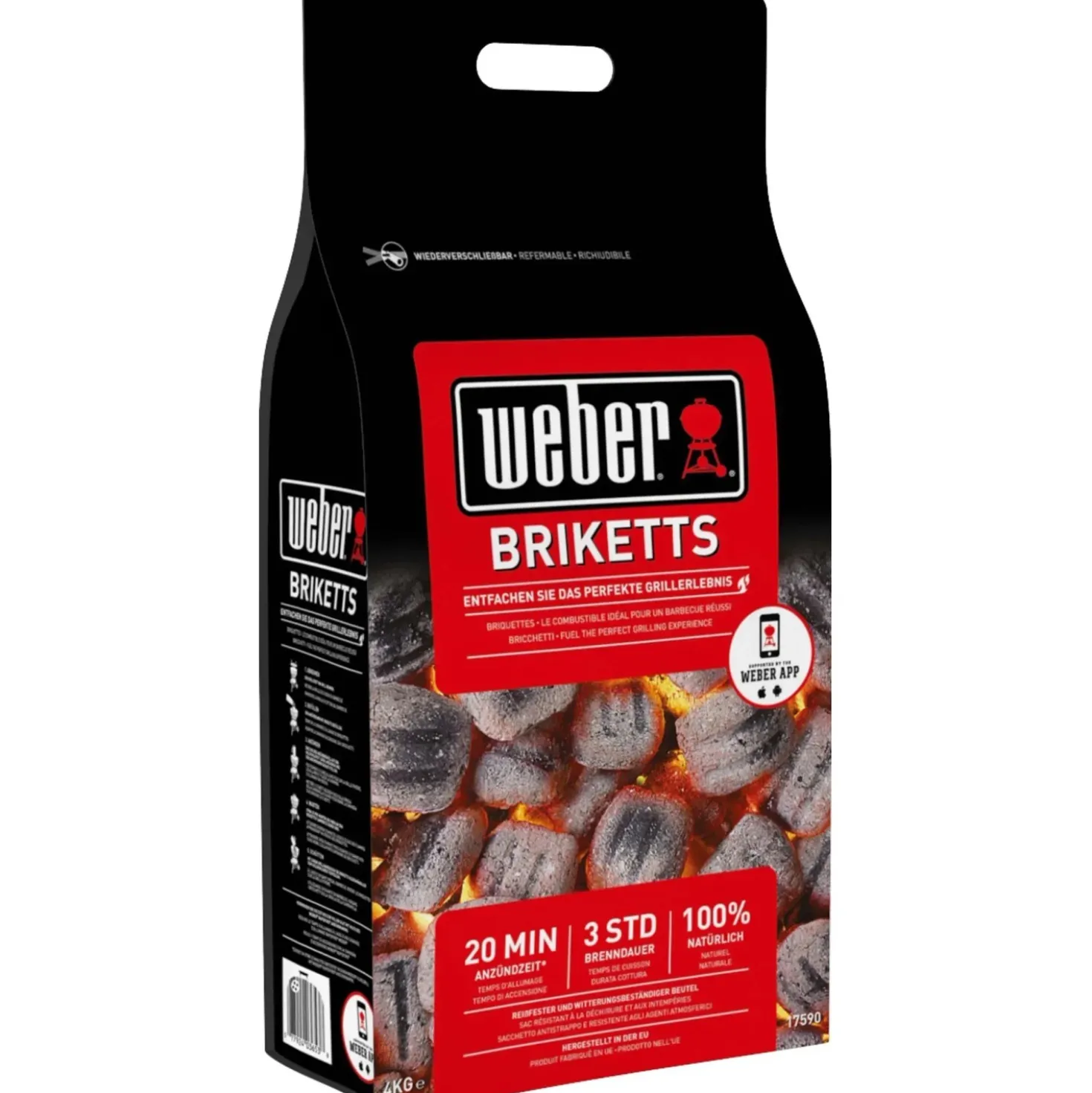 Bricchetti di legno Weber 4 kg
