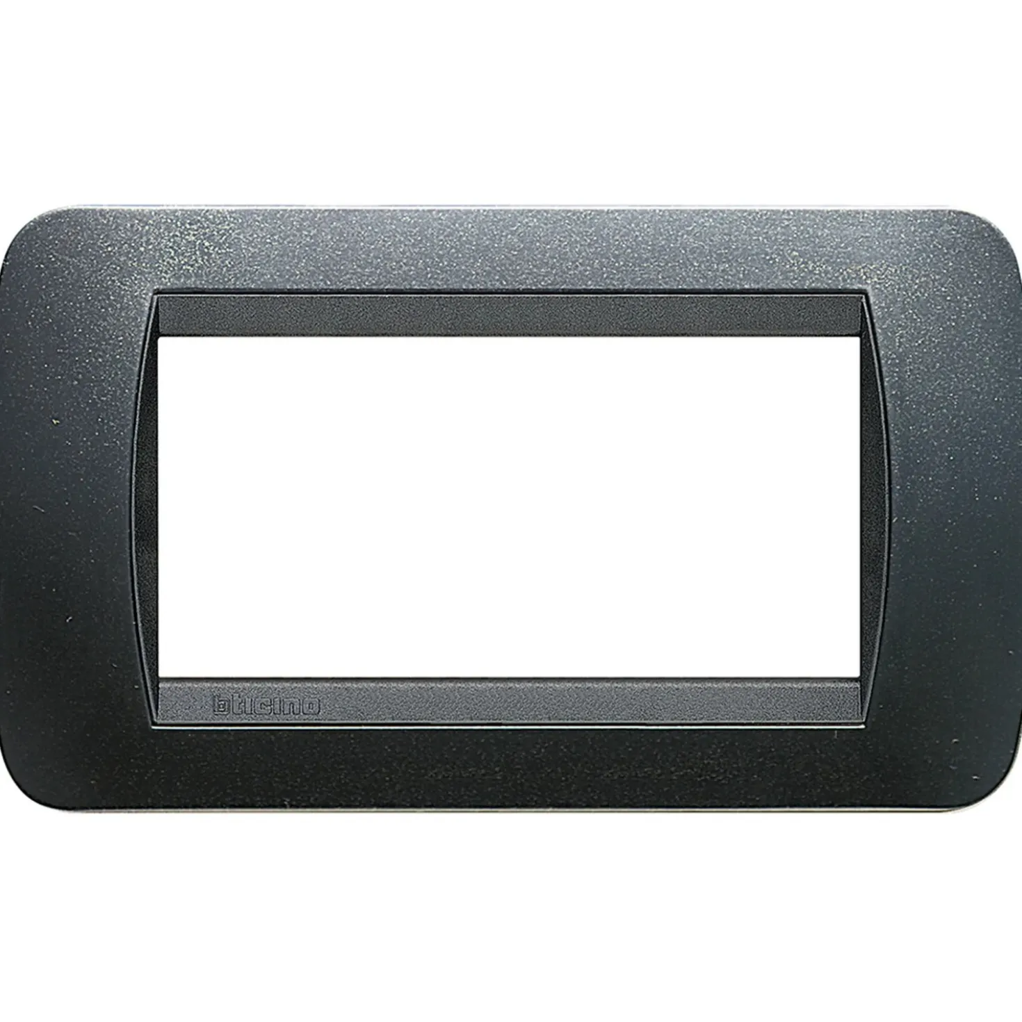 BTicino Livinglight placca 4 moduli acciaio scuro Smart Home