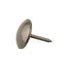 Bulletta testa bombata decorativa brunita 17 mm 6 pz