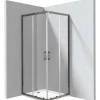Cabina doccia Juraguá con piatto rettang Zulueta Idrostile 800x1950 mm titanio