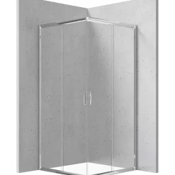 Cabina doccia quadrata Caimito Idrostile Coliseo 900x1850 mm cromo