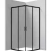 Cabina doccia quadrata Caimito Idrostile 900x1850 mm nero