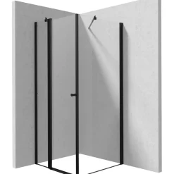 Cabina doccia quadrata Coliseo Idrostile Coliseo 900x2000 mm nero
