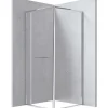 Cabina doccia quadrata Placetas Idrostile Punk vetro trasp 800x2000 mm cromo