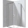 Cabina doccia quadrata Zulueta Idrostile vetro 6 mm 900x1950 mm cromo