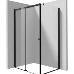 Cabina doccia rettangolare Coliseo Idrostile 1200x2000 mm nero