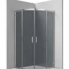 Cabina doccia semicircolare Caimito Idrostile Kerria 800x1850 mm cromo