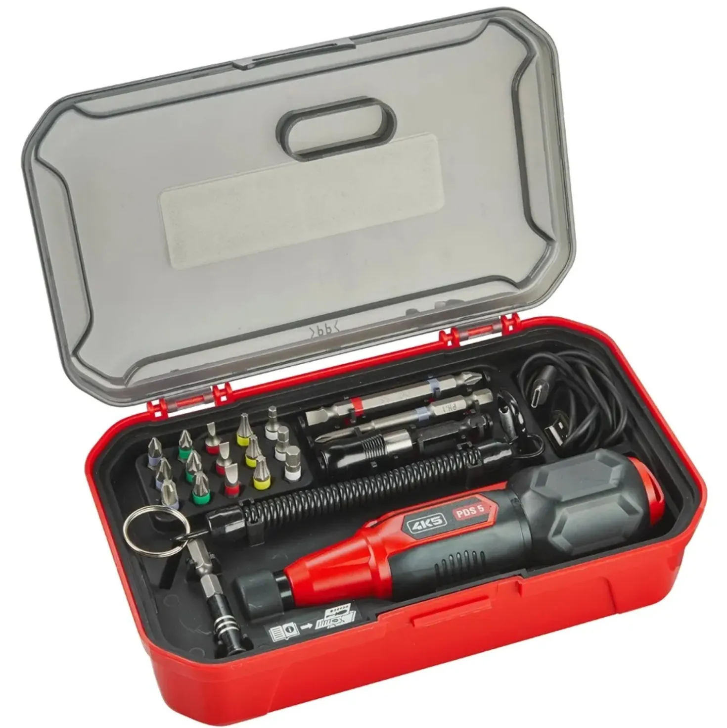 Cacciavite elettrico PDS 5 set con bit