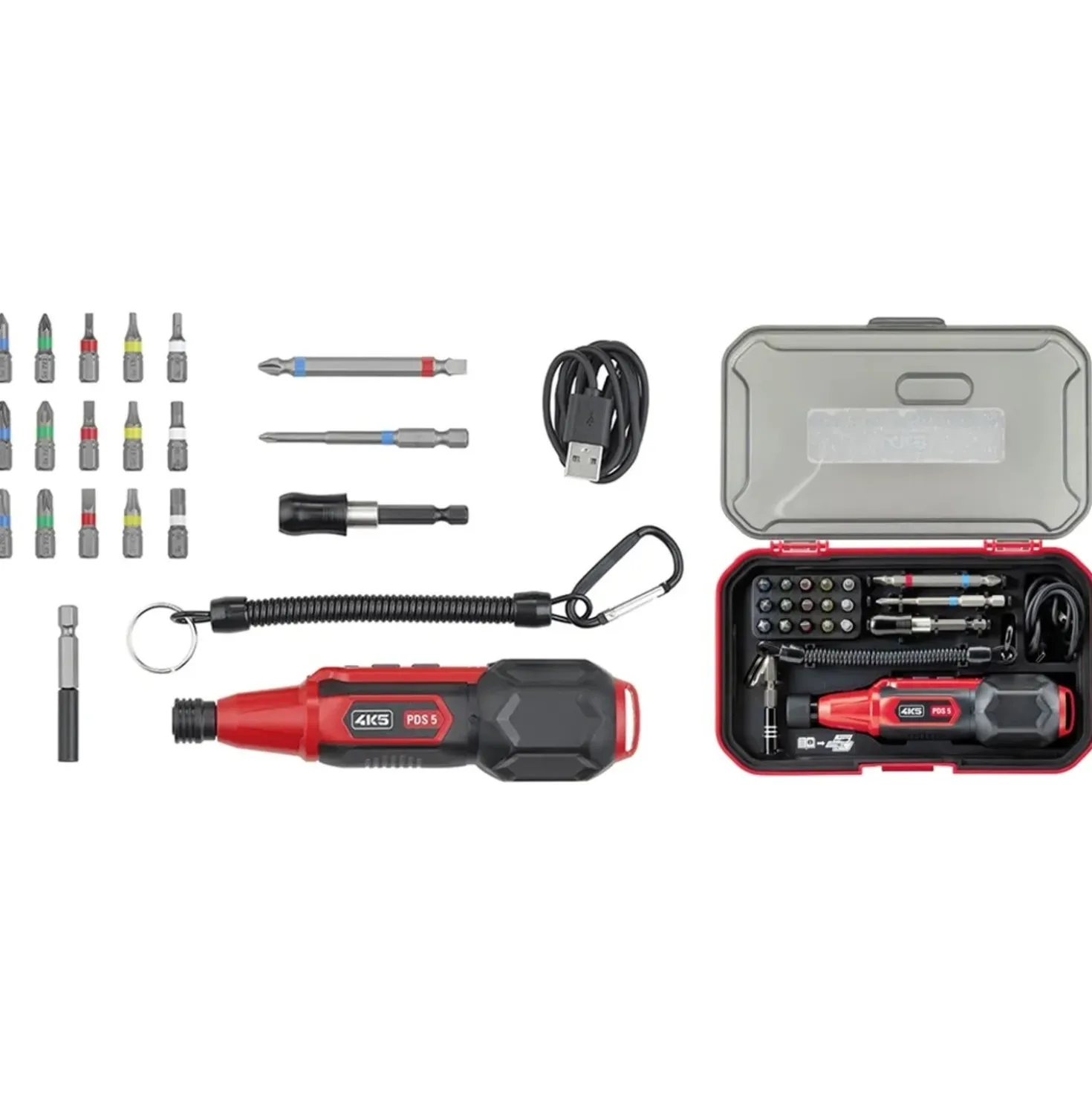Cacciavite elettrico PDS 5 set con bit