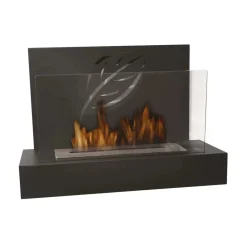 Camino bioetanolo da parete e da appoggio Maya 1,3 l - 2,5 kw/h nero