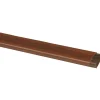 Canale portacavo adesivo 2 m x 20x10 mm legno scuro