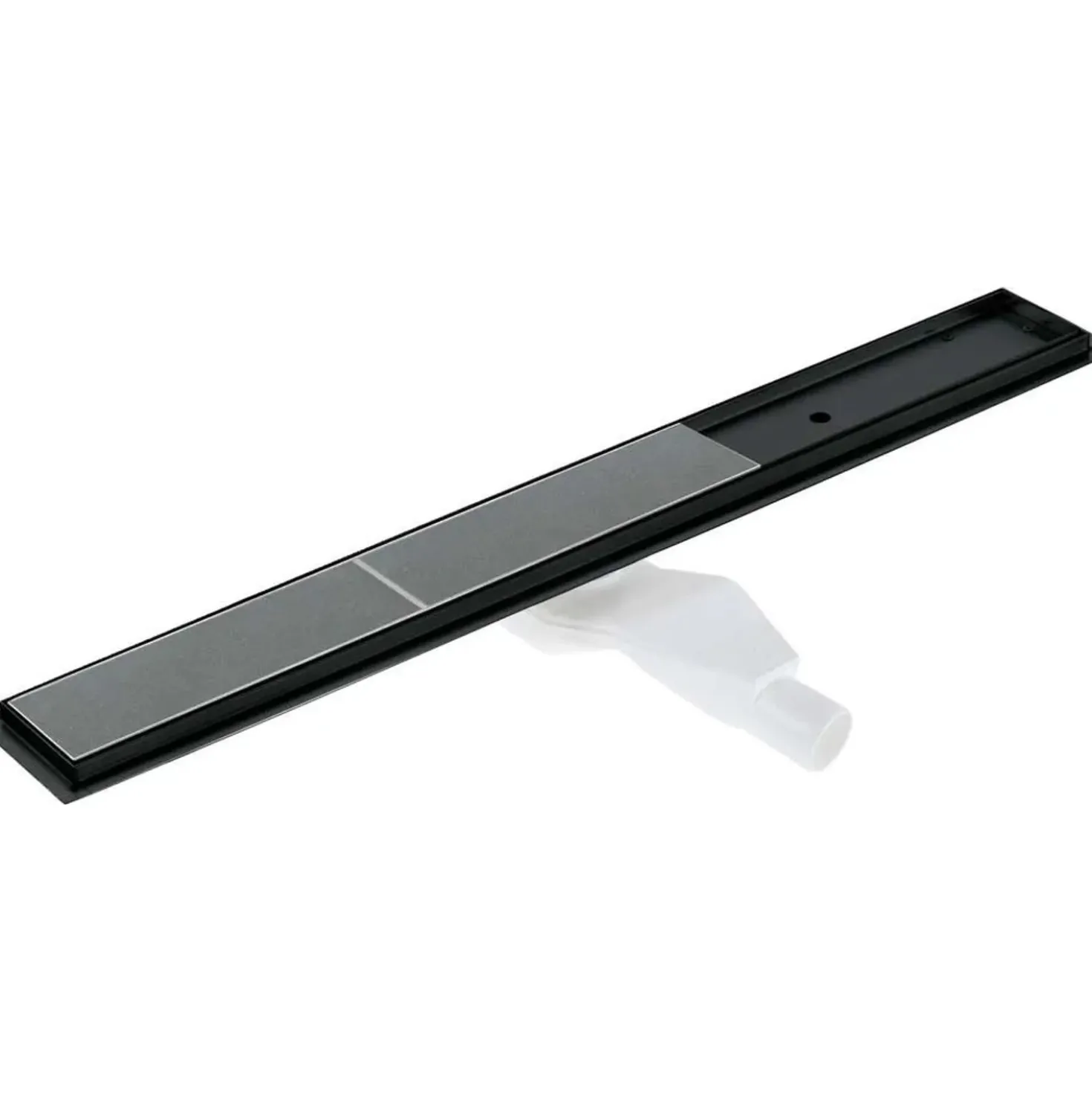 Canaletta scarico doccia lineare Idrostile reversibile 100 cm nero