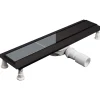 Canaletta scarico universale Idrostile alluminio 50 cm nero