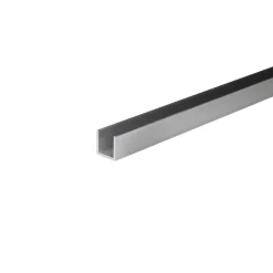 Canalina U 1 m 10x15 mm alluminio naturale
