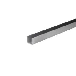 Canalina U 2 m 10x15 mm alluminio naturale