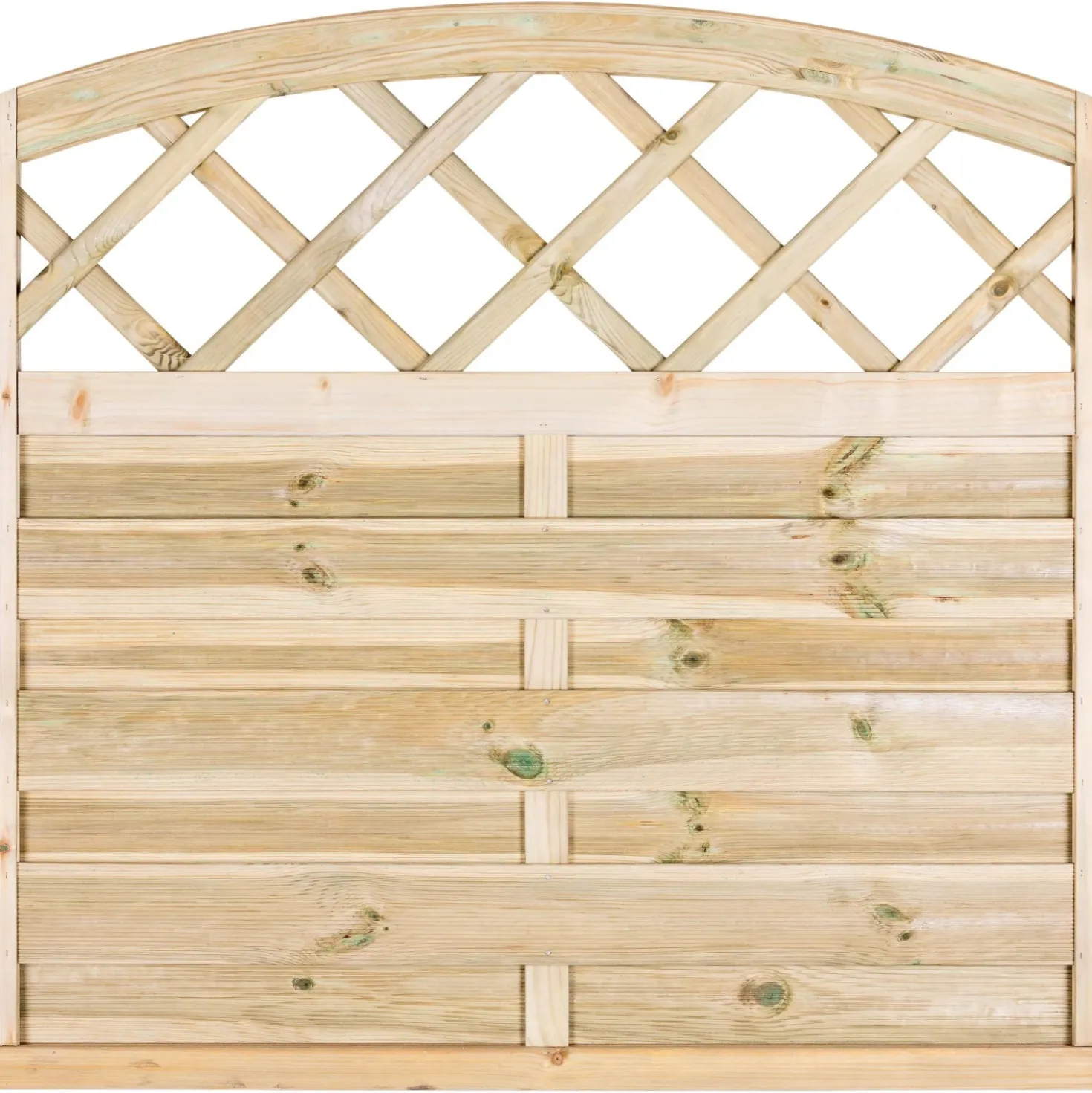 Cancello in legno a maglia diagonale 105x100 cm