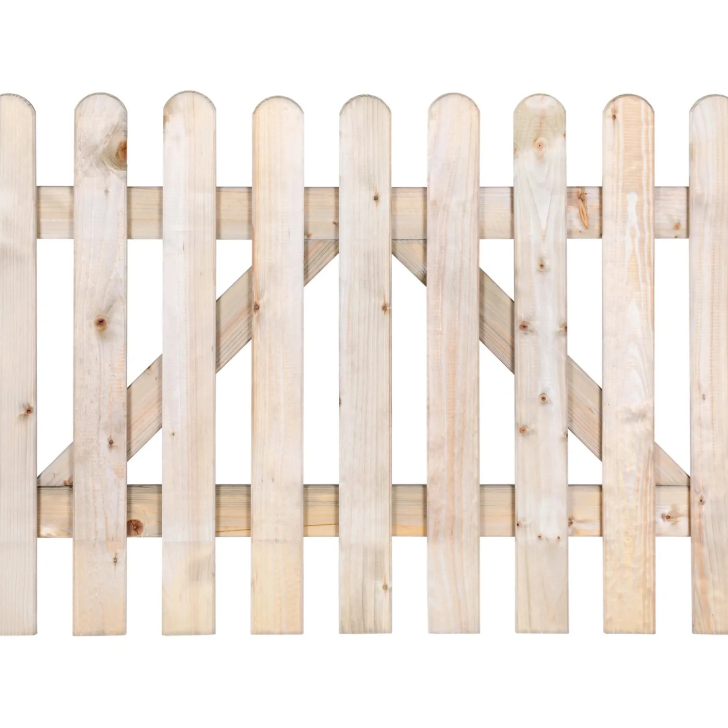Cancello in legno dritto 100x70 cm