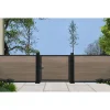 Cancello in WPC effetto legno Teck per pannello 90x95 cm legno