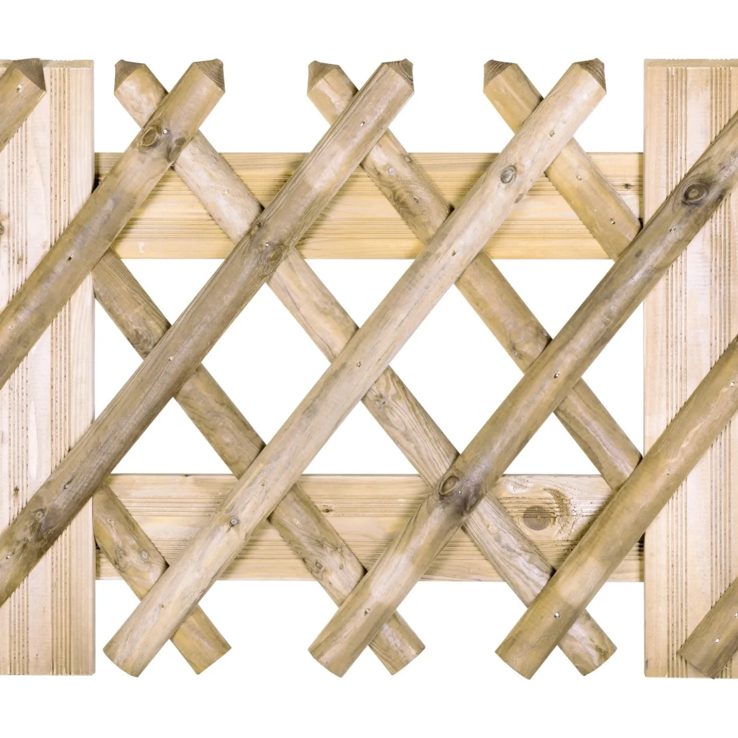 Cancello incrociato in legno 80x100 cm