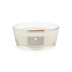 Candela decorativa profumata cofanetto di vetro 19x11x8 cm vaniglia