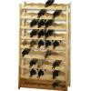 Cantinetta in legno da 54 bottiglie 63x27x120 cm