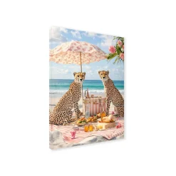 Canvas 60x80 cm picnic cheetah