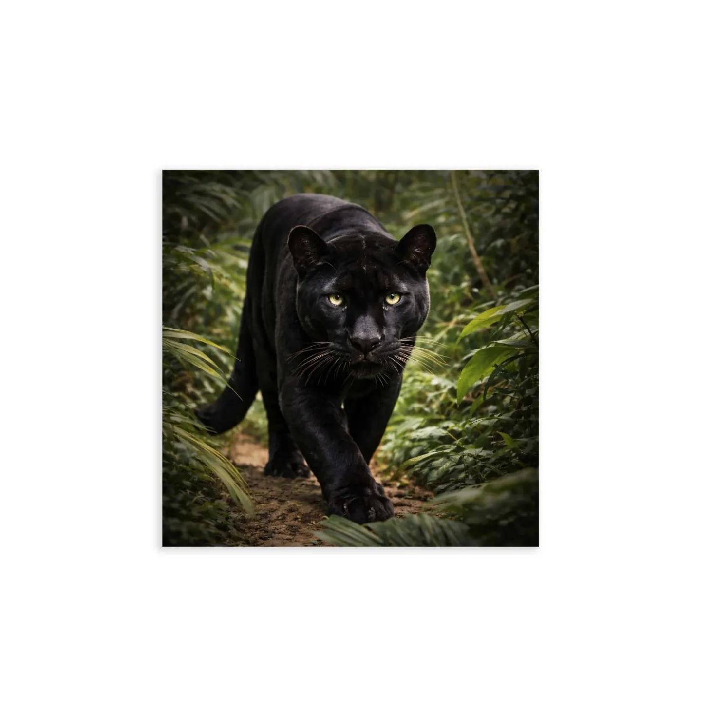 Canvas 30x30 cm set animali - puma