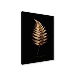 Canvas 30x40 cm set oro - felce