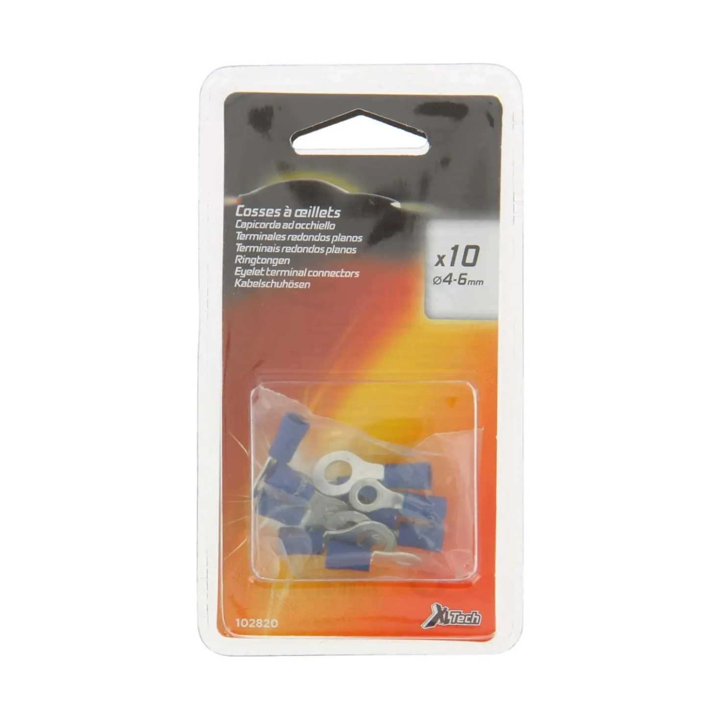Capicorda occhiello blu 10 pz