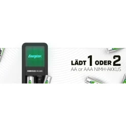 Caricabatterie Energizer NiMH Mini Charger Legacy 2xAAA 700 mAh batterie incl.