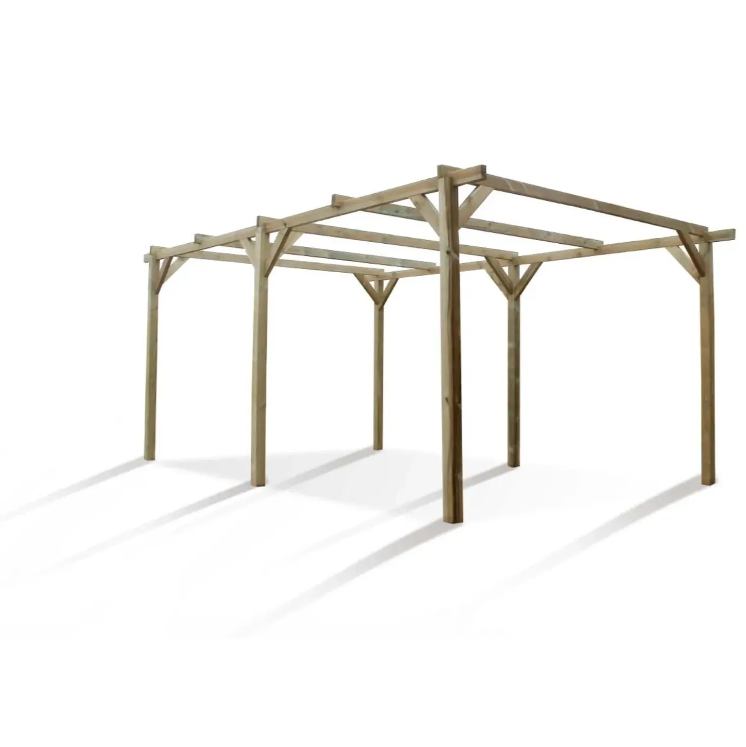 Carport in legno HENRI 3000x5120xA2260 mm
