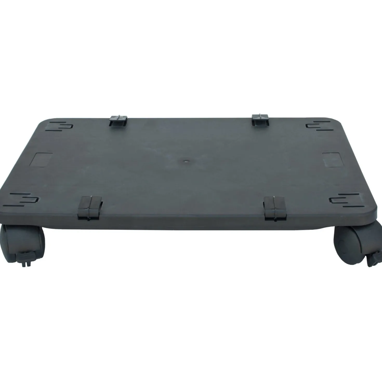 Carrellino porta stufe nero 49x35xh9 cm