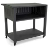 Carrello da esterno in alluminio antracite 102x54,5 cm H 90 cm
