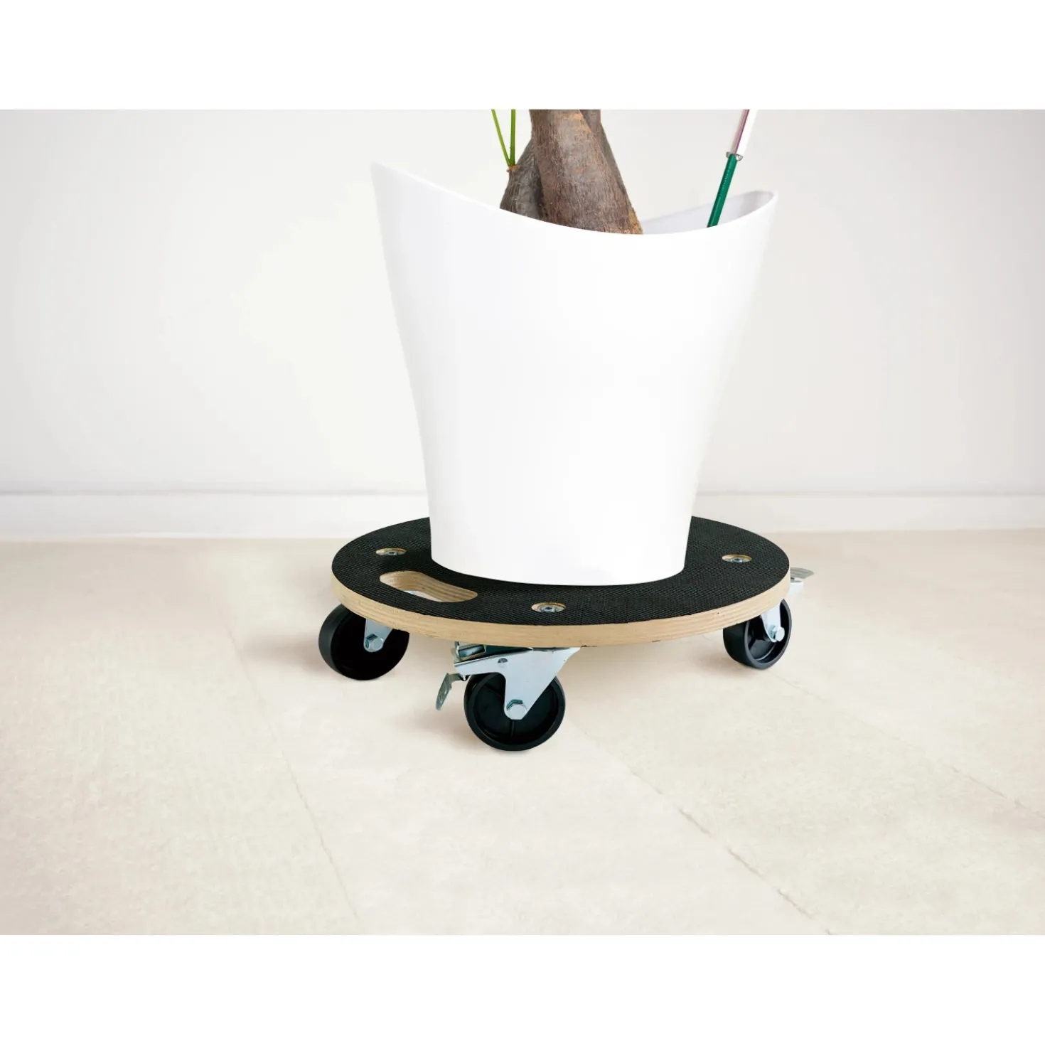 Carrello da trasporto rotondo rivestito TRR-200 200 kg