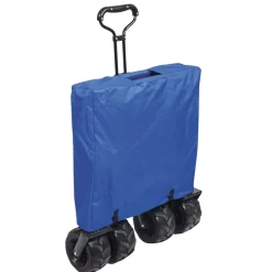 Carrello pieghevole portatutto 90x60x60 cm